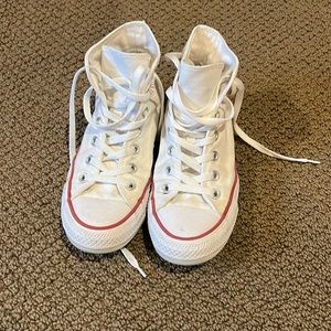 White high top Converse